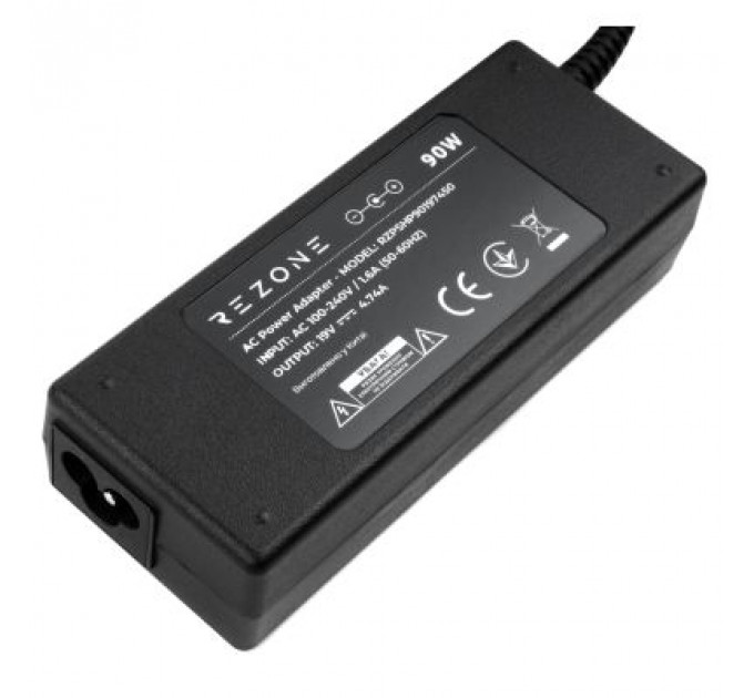 Блок живлення до ноутбуку Rezone HP 90W 19V 4.74A 7.4*5.0 (RZPSHP90197450)