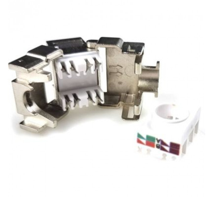 Модуль Keystone RJ45 STP, кат.6, вузький, Toolless, безінструментальний Eserver (WT-2201B)