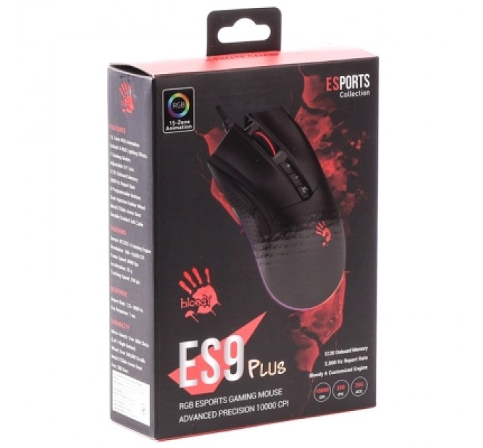 A4Tech Мишка A4Tech Bloody ES9 Plus USB Black (4711421971515)