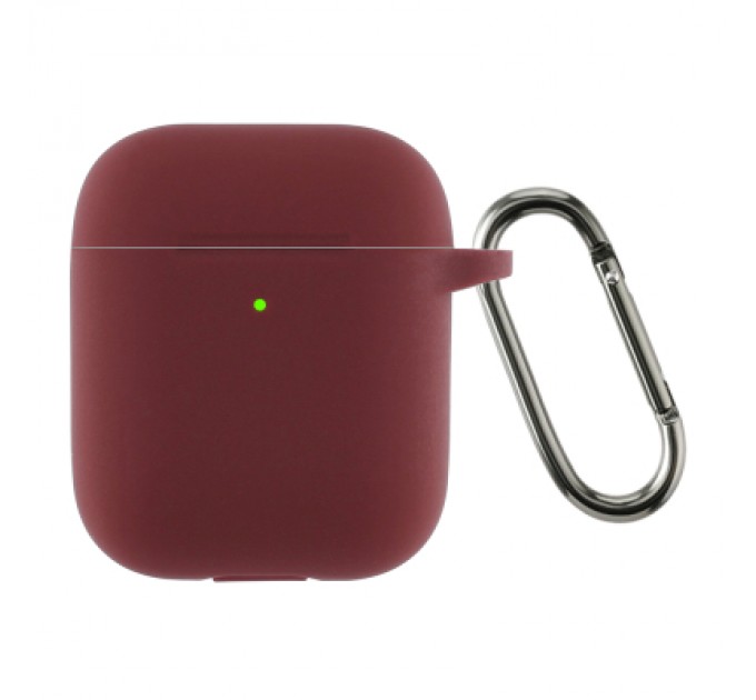 Armorstandart Чохол для навушників Armorstandart Ultrathin Silicone Case With Hook для Apple AirPods 2 Burgundy (ARM59680)