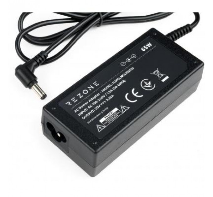 Блок живлення до ноутбуку Rezone Lenovo 65W 20V 3.25А 5.5*2.5 (RZPSLN65205525)