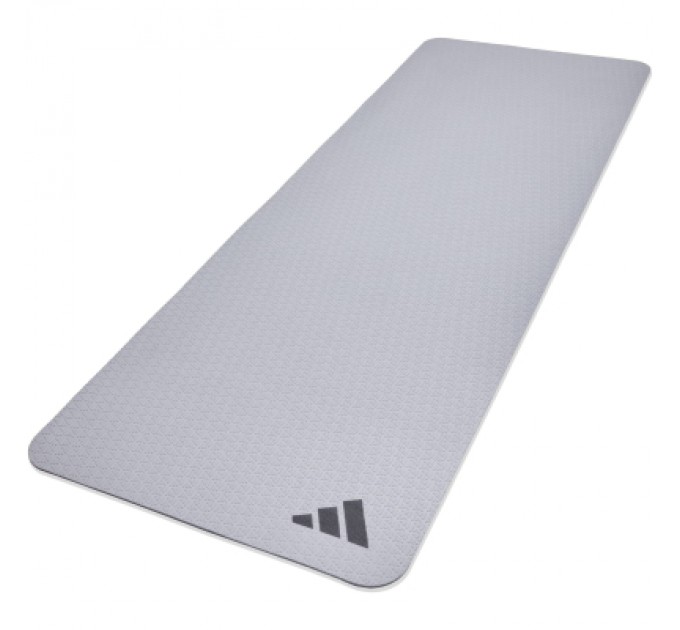 Adidas Килимок для йоги Adidas Yoga Mat ADYG-10001SV Уні 173 х 61 х 0,4 см сірий (885652026642)