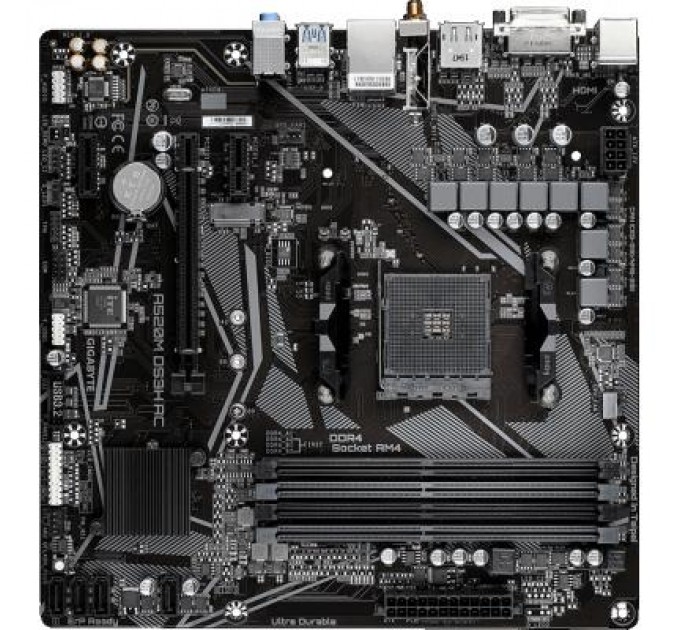 Материнська плата GIGABYTE A520M DS3H AC