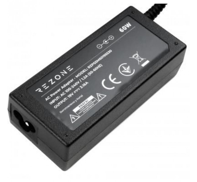 Блок живлення до ноутбуку Rezone Samsung 60W 19V 3.16А 5.5*3.0 (RZPSSM60195530)