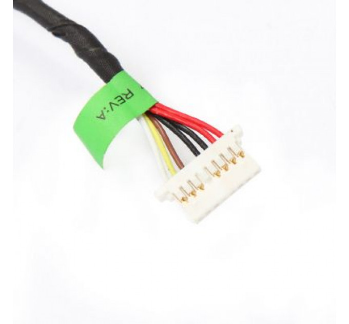 Роз'єм живлення ноутбука з кабелем HP PJ852 (4.5mm x 3.0mm + center pin), 8(7)-pin, 12 см (A49090)