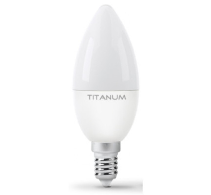 TITANUM Лампочка TITANUM C37 6W E14 4100K 220V (TLС3706144)