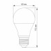 Videx Лампочка Videx A60eD 10W E27 4100K 220V (VL-A60eD-10274)
