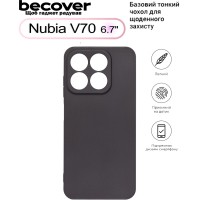 Чохол до мобільного телефона BeCover Nubia V70 Black (713560)