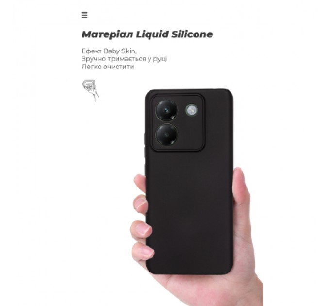 Armorstandart Чохол до мобільного телефона Armorstandart ICON Xiaomi Poco M7 Pro 5G Black (ARM83147)