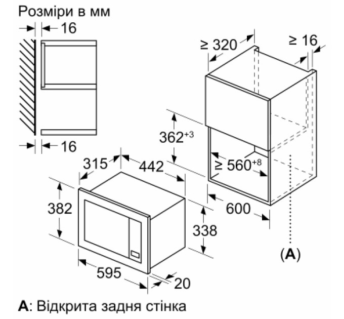 Bosch Мікрохвильова піч Bosch BFL623MC3