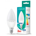 TITANUM Лампочка TITANUM C37 6W E14 3000K (TLС3706143)