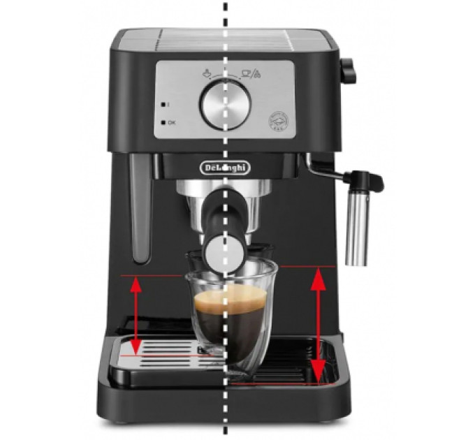 DeLonghi Ріжкова кавоварка еспресо DeLonghi EC260BK