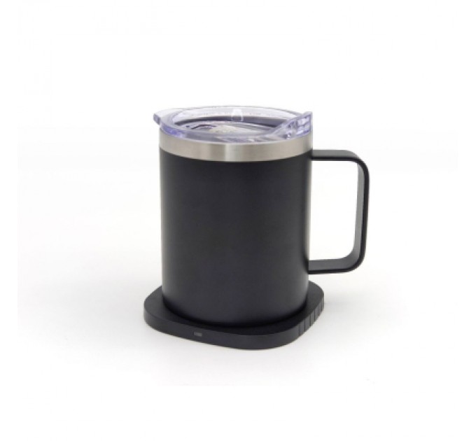 TheGeneral Термокружка TheGeneral з підігрівом та бездротовою зарядкою ThermoHub 15W з LED індикатором чорна (40021321-01)