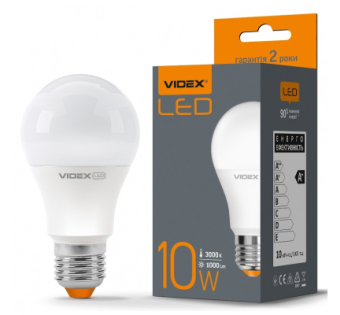 Videx Лампочка Videx LED A60e 10W E27 3000K (VL-A60e-10273)