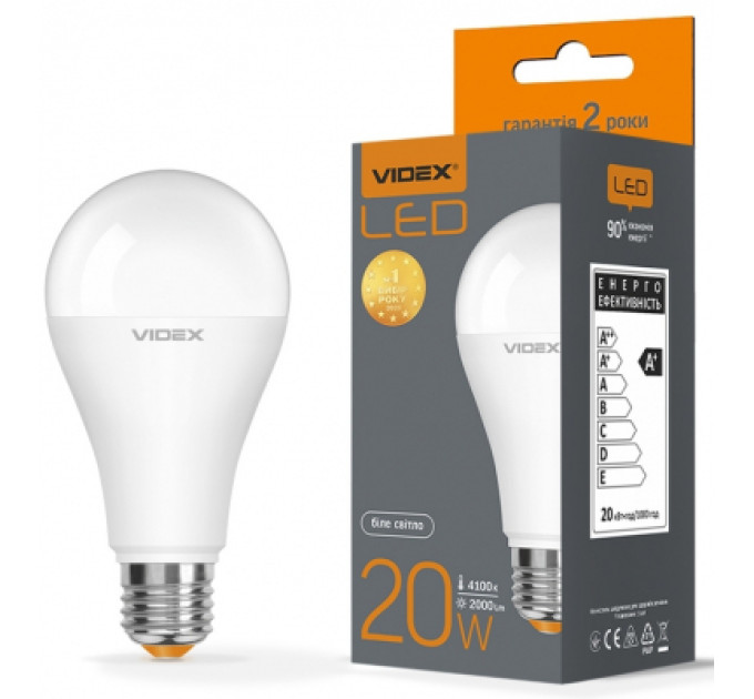 TITANUM Лампочка TITANUM LED A65e 20W E27 4100K (VL-A65e-20274)