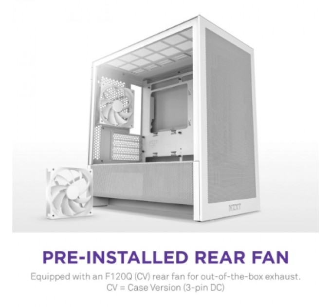 NZXT Корпус NZXT H3 Flow All White (CC-H31FW-01)