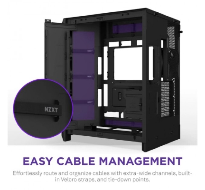 NZXT Корпус NZXT H9 Flow Dual-Chamber All Black (CM-H92FB-01)