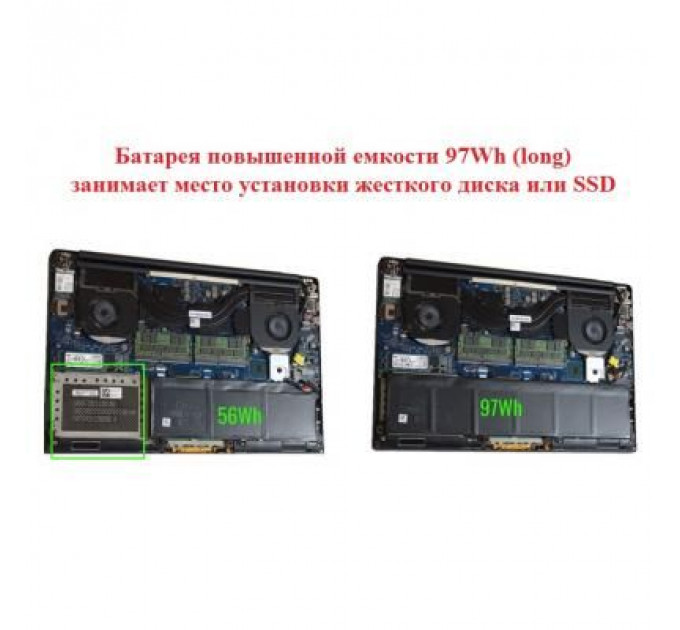 Акумулятор до ноутбука Dell XPS 15-9550 (long) 4GVGH, 84Wh (7260mAh), 6cell, 11.4V, Li-i (A47245)