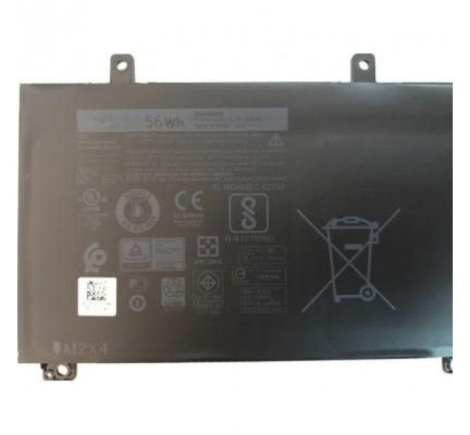 Акумулятор до ноутбука Dell XPS 15-9560 (short) H5H20, 56Wh (4649mAh), 3cell, 11.4V, Li- (A47314)