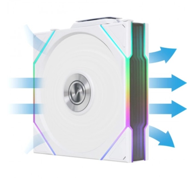 Lian Li Кулер до корпусу Lian Li Uni Fan TL WIRELESS 120-3, White (G99.12TL1W3W.00)