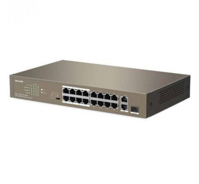 Комутатор мережевий Tenda TEF1118P-16-150W
