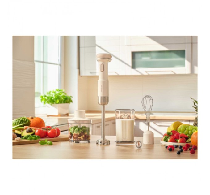 Sencor Блендер Sencor Блендер Sencor заглибний Pulse, 180Вт, 4в1, чаша-700мл, безпровід (SHB9130WH)