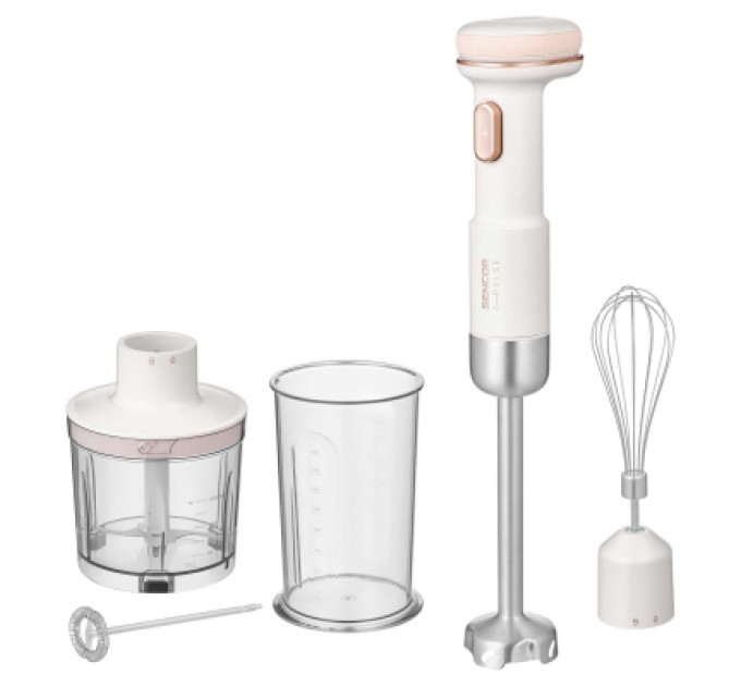 Sencor Блендер Sencor Блендер Sencor заглибний Pulse, 180Вт, 4в1, чаша-700мл, безпровід (SHB9130WH)