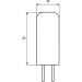 Eurolamp Лампочка Eurolamp LED силикон G4 2W 4000K 12V (LED-G4-0240(12))