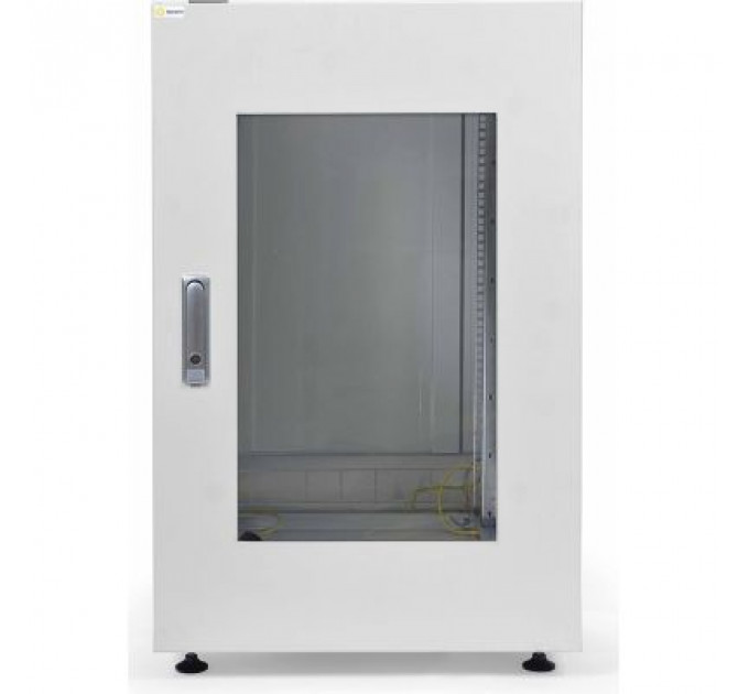 Шафа напольна Ipcom 24U, 600x1000 (С-24U-06-10-ДС-ПГ-1-7035) (Тцб-0011635)