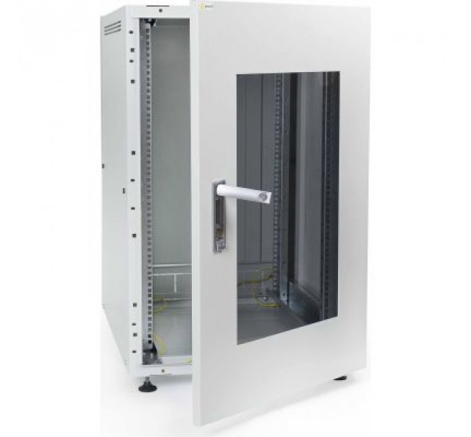 Шафа напольна Ipcom 24U, 600x1000 (С-24U-06-10-ДС-ПГ-1-7035) (Тцб-0011635)