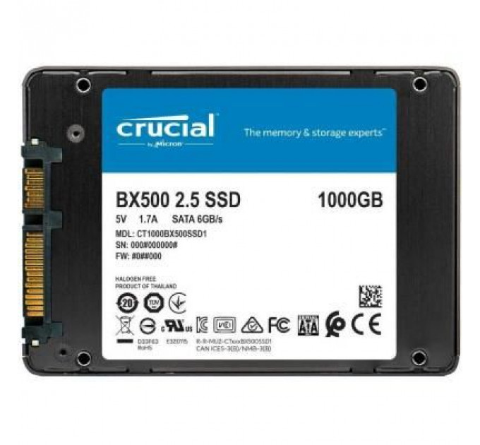 Накопичувач SSD 2.5" 1TB Micron (CT1000BX500SSD1)