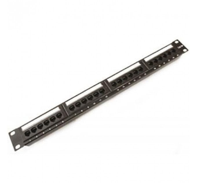 Патч-панель 19" 1U 24 порта 5e UTP kroneIDC Eserver (WT-2089A-CAT.5E)