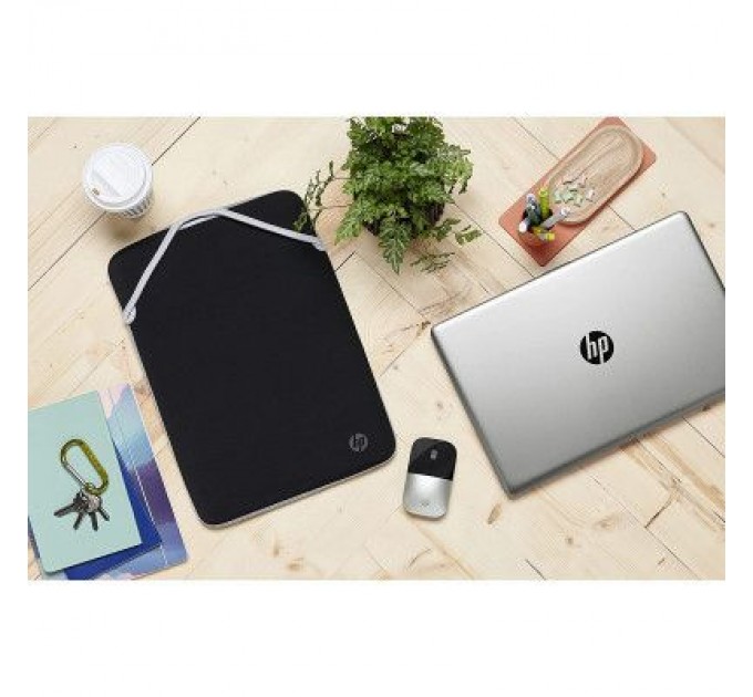 HP Чохол до ноутбука HP 14" Reversible Protective Blk/Slv Sleeve (2F2J1AA)