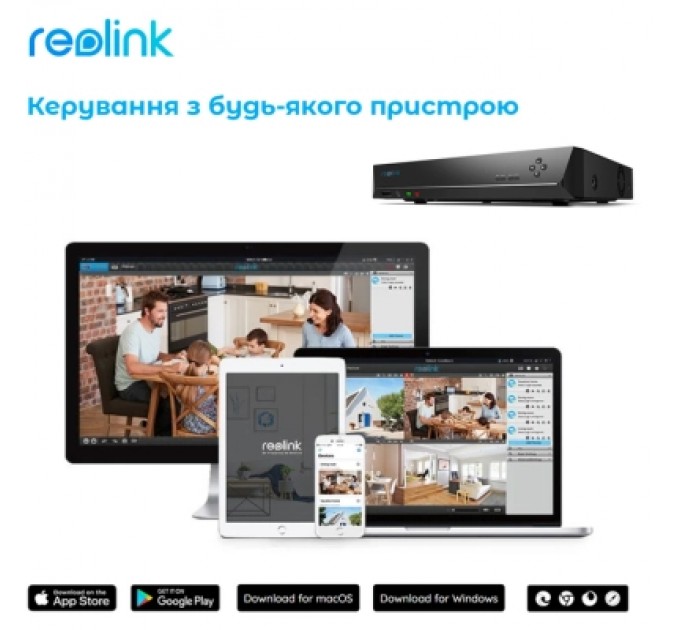 Reolink Реєстратор для відеоспостереження Reolink NVS16