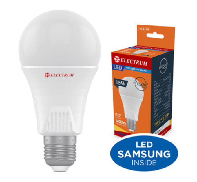 Electrum Лампочка Electrum A65 15W PA LS-33 Elegant E27 4000K (A-LS-1439)