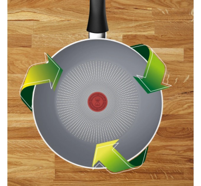 Tefal Сковорода Tefal ВОК Halo 28 см, алюміній, бакеліт, сірий (C3121953)