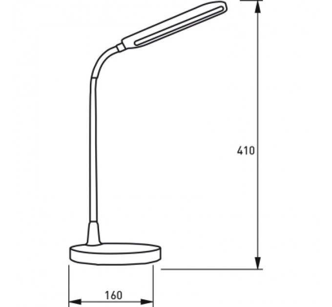 Eurolamp Настільна лампа Eurolamp LED 10W 350lm 4000K 1800mAh (LED-TLB-10W(black))