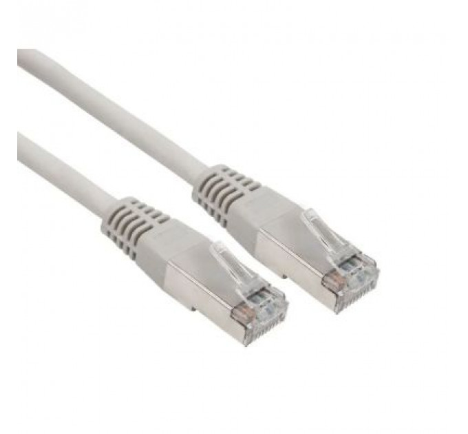 Патч-корд 1м S/FTP Cat 6A CU 27AWG LSZH grey Kingda (KD-PASFT9100GY-LSZH)