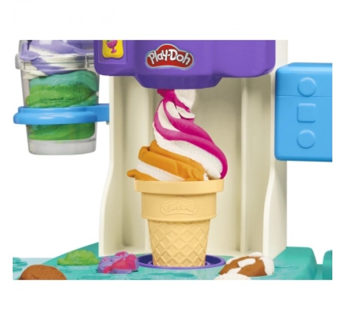 Hasbro Набір для творчості Hasbro Play-Doh Райдужний вихор морозива (G0028)