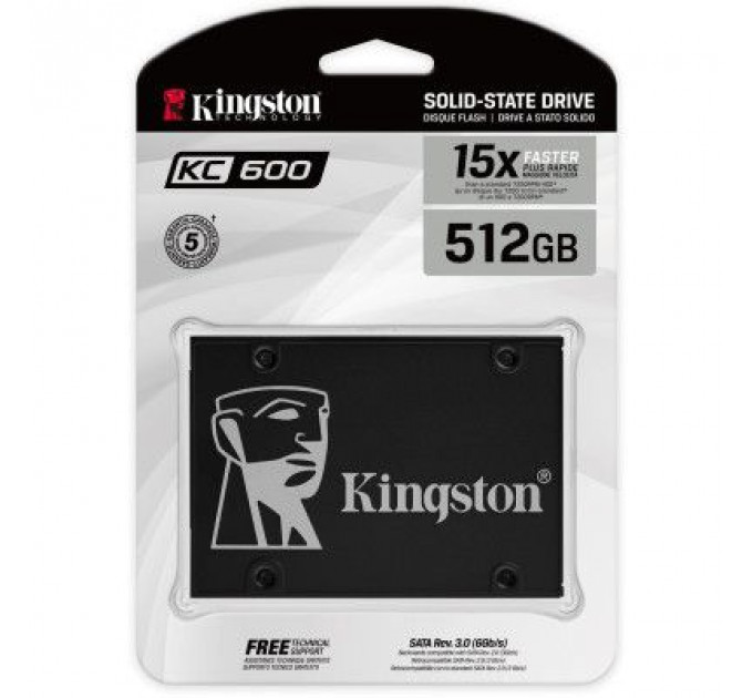Накопичувач SSD 2.5" 512GB Kingston (SKC600/512G)
