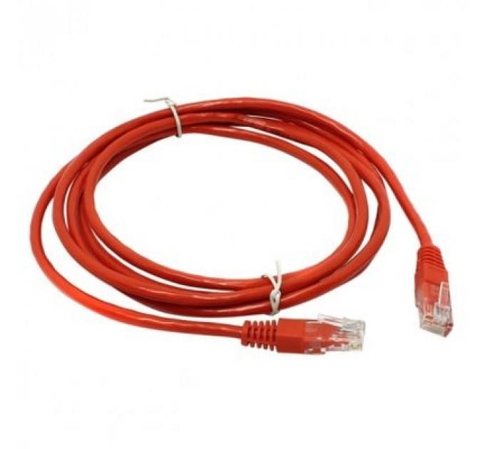 Патч-корд 1м, UTP, cat.5e, CU, 24AWG, red Kingda (KD-PAUT3100RD)