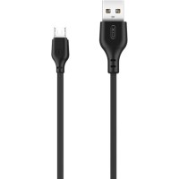 Дата кабель USB 2.0 AM to Micro 5P 2.0m 2.1A black XO (XO-NB103-BK)