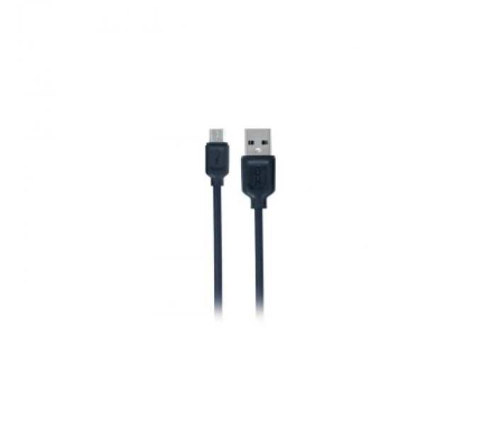 XO Дата кабель USB 2.0 AM to Micro 5P 1.0m 2.1A black XO (NB36-M-1-BK)