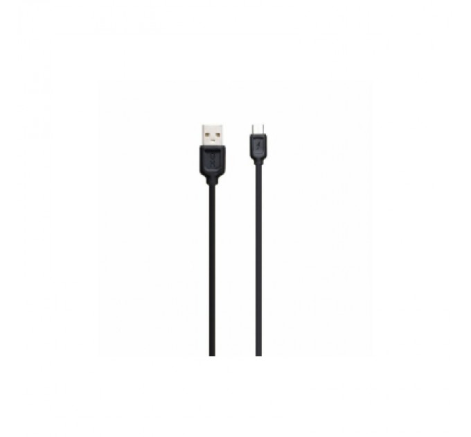 XO Дата кабель USB 2.0 AM to Micro 5P 1.0m 2.1A black XO (NB36-M-1-BK)