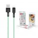 XO Дата кабель USB 2.0 AM to Micro 5P 1.0m 5A green XO (NB166-M-1-GR)