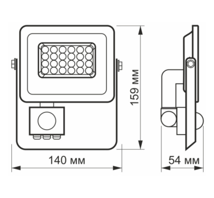 Videx Прожектор Videx LED F2e 20W 5000K (VL-F2e205W-S)