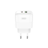 Зарядний пристрій XO 1xUSB QC3.0 + 1xUSB-C PD20W (XO-QC37)