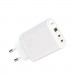 XO Зарядний пристрій XO 2xUSB-C PD65W + 1xUSB 45W white (СE04-WH)