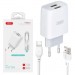 XO Зарядний пристрій XO 2xUSB 2.4A + cable USB to Micro 5P white (L57-M-WH)