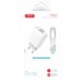 XO Зарядний пристрій XO 2xUSB 2.4A + cable USB to Micro 5P white (L57-M-WH)